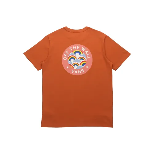 VANS Апельсиновые Женские Футболки