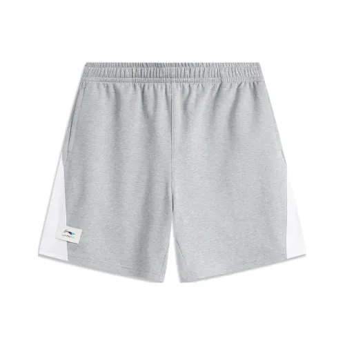 LINING In My Name Повседневные шорты Унисекс Фотиния Серый Стандартный Белый