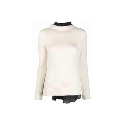 sacai Белый Женские Свитеры