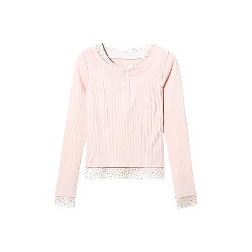 BIFH Стандартная T-рубашка Женская Розовая