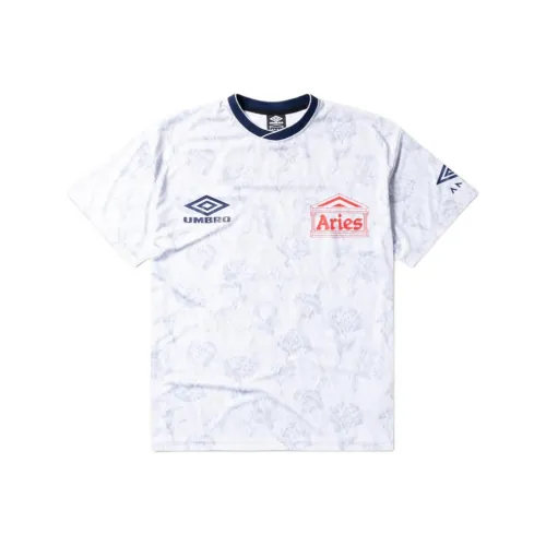 Umbro co-brand x Aries SS24 Футбол Джерси Унисекс Белый