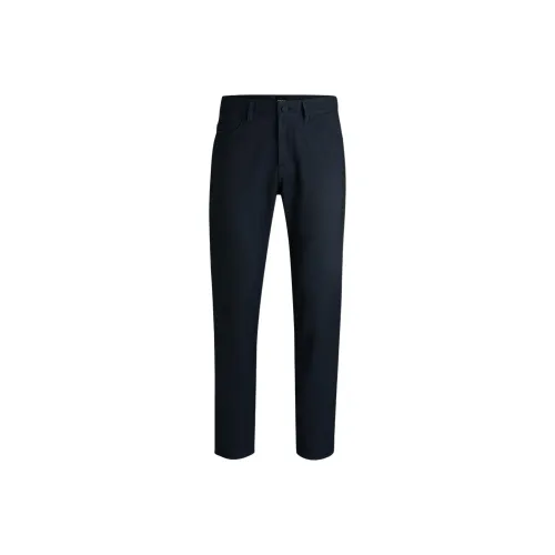 Hugo Boss FW24 Повседневные брюки Мужские Темно-синий