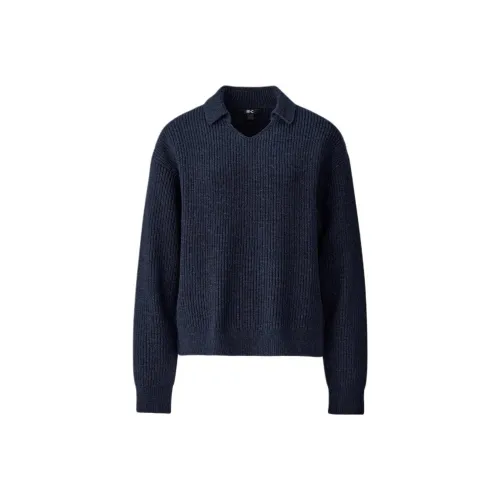 UNIQLO C Collection Темно-синий Женские Свитеры