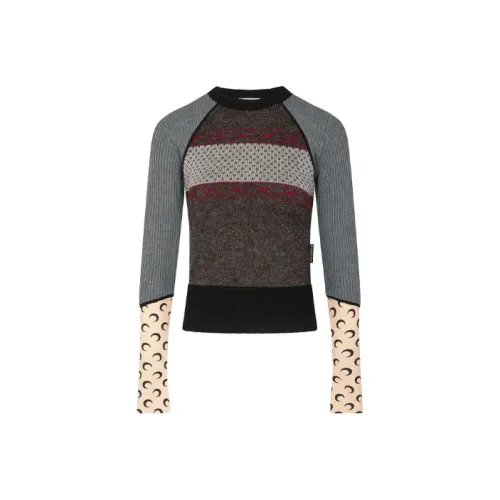 Marine Serre FW21 Slim Fit Свитер Женский Серый