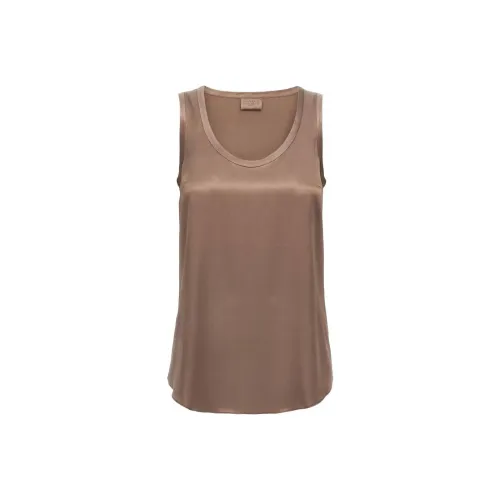 BRUNELLO CUCINELLI Майка Женская Коричневая
