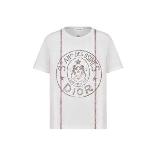 Dior Quarterly New Products Экрю Женские Рубашки T