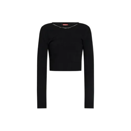 DIESEL Черные Женские Свитеры