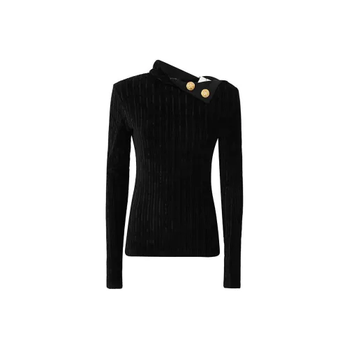 BALMAIN FW22 Свитер Женский Черный