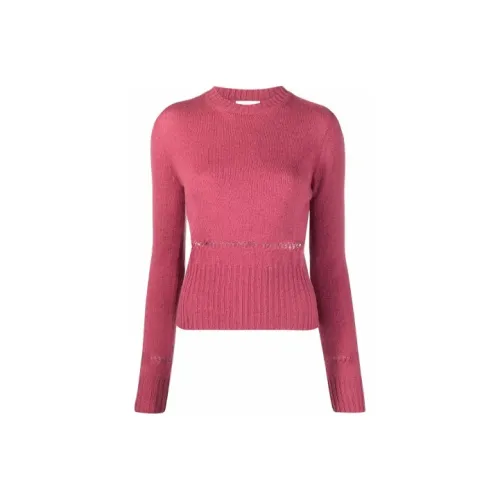 Chloe FW21 Slim Fit Свитер Женский Розовый Красный