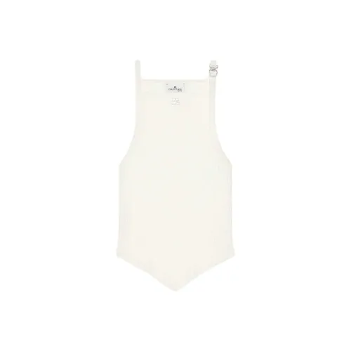 COURREGES SS25 Майка Женская Heritage Белый Классический Белый