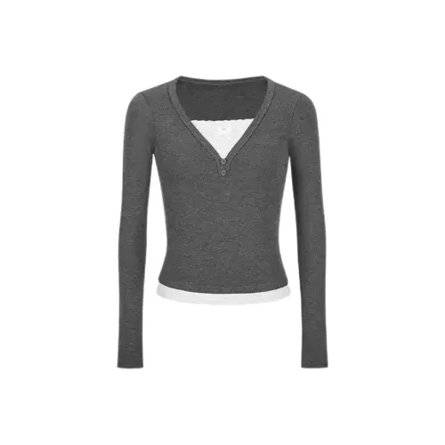 ABBY GODDESS T-рубашка Женская Серого цвета