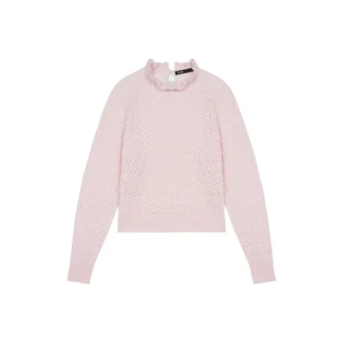 Maje Розовые Женские Свитеры