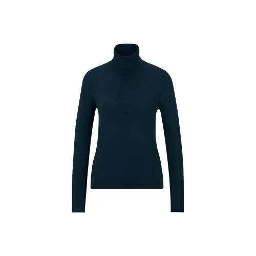 HUGO BOSS Темно-зеленые Женские Свитеры