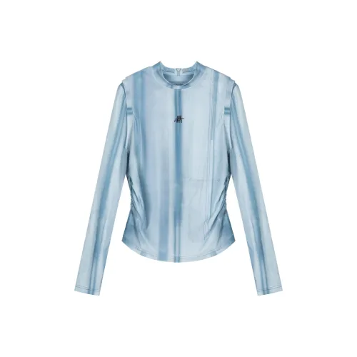 THE SEA LIFE CROP TOP Женские Azure