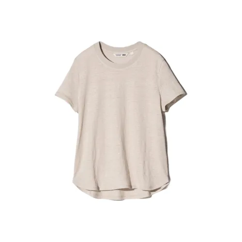 UNIQLO Comptoir des Cotonniers Collaboration T-Shirt Женская Светло-Серый
