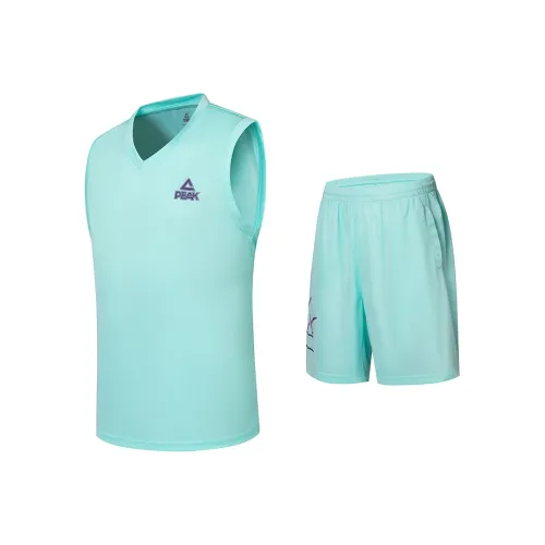 PEAK Летний Баскетбольный Костюм Мужской Мятно-Зеленый