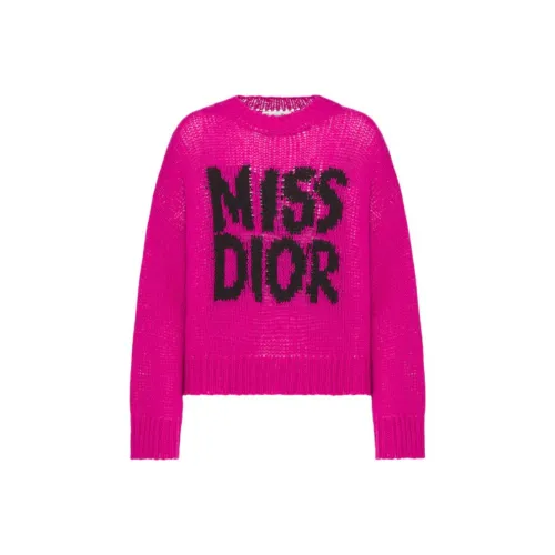 DIOR Фуксия Женские Свитеры
