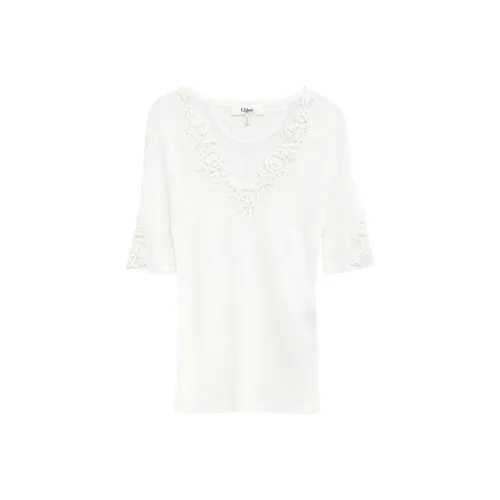 Chloe Стандартная T-рубашка Женская Белая
