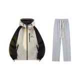 Комплект (Хаки топ + Серые повседневные штаны)