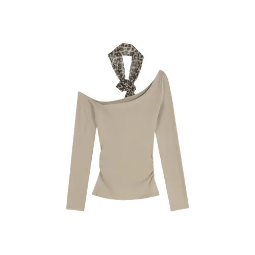 POPO.INFO Длинный рукав Т-рубашка Женская