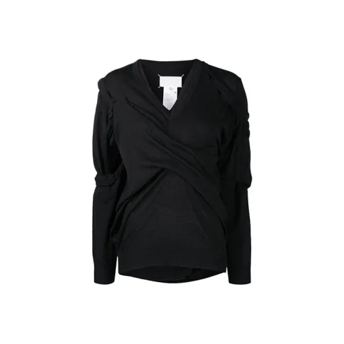 Maison Margiela Черные Женские Свитеры
