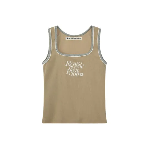 Rest Recreation SS25 Майка Женская Бежевая