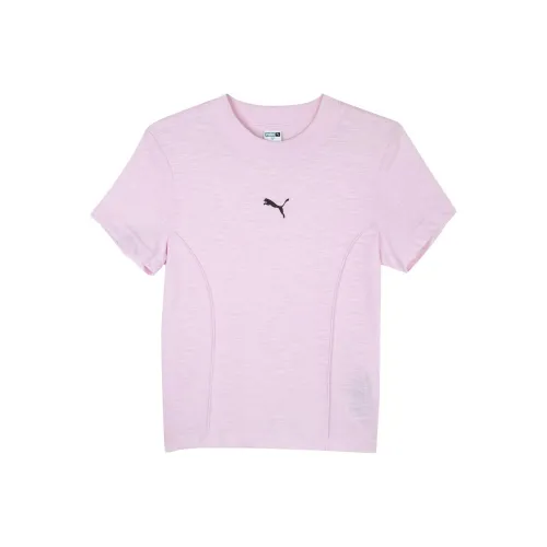 PUMA Светло-розовые Женские Футболки