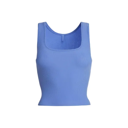 SKIMS SS25 Майка Женская Cielo Raw Blue