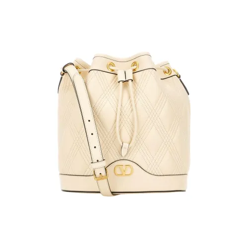 Valentino Кожа Ведрообразные Сумки Сумки через плечо Сумка на плечо Женская Кремово-белая