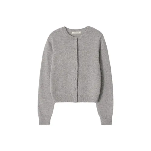 NOTHING WRITTEN Diene Круглый Кардиган Свитер Женские Серый Серый
