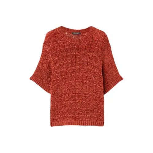 Loro Piana Shikotsu Crewneck Свитер Женский Оранжевый Красный