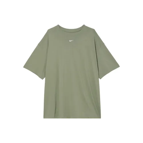 Nike Sportswear Essentials Series Т-рубашка с рукавом-трубкой женская масляный зеленый