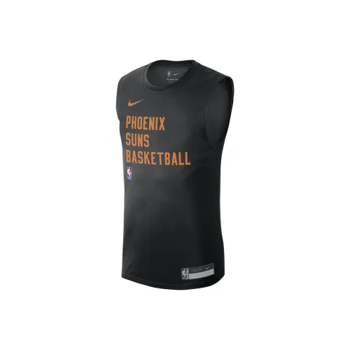 Nike DRI FIT NBA Practice Баскетбольная Джерси Phoenix Suns Мужская Черная