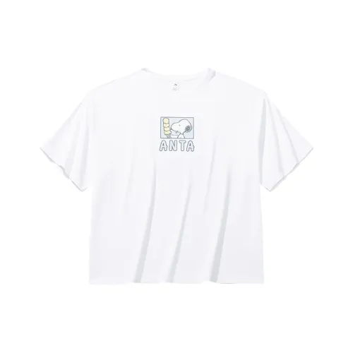 CHAOJIANTA X SNOOPY T-рубашка Женская Белая Снежинка