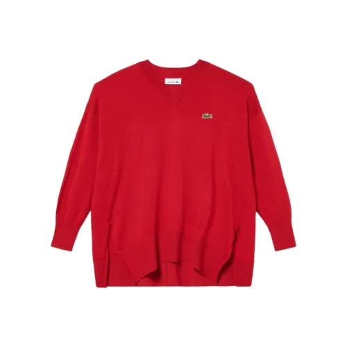 LACOSTE Красный Женские Свитеры