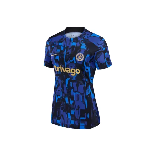 Nike Chelsea FC ACADEMY Pro Футбол Джерси Мужской Темно-синий