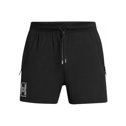 Under Armour Launch Черные Мужские Повседневные Шорты