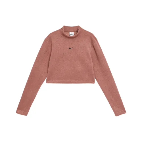 Nike T-Shirt Женская Дымчатый Фиолетовый Красный