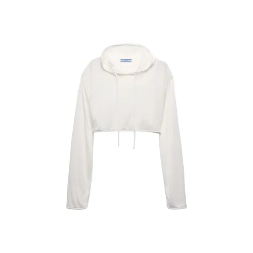 PRADA Белый Женские Короткие Топы