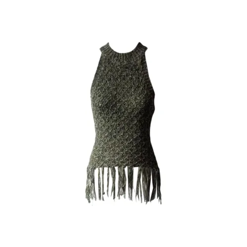 TUSHIFEI Майка Женская Оливково-Зеленая