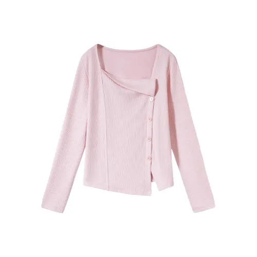 SHIRAN T Рубашка Женская Телесный Розовый