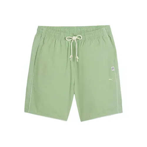 PUMA MMQ Повседневные шорты Мужские Зеленые