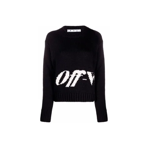 Off Белый FW21 Черный Женские Свитеры