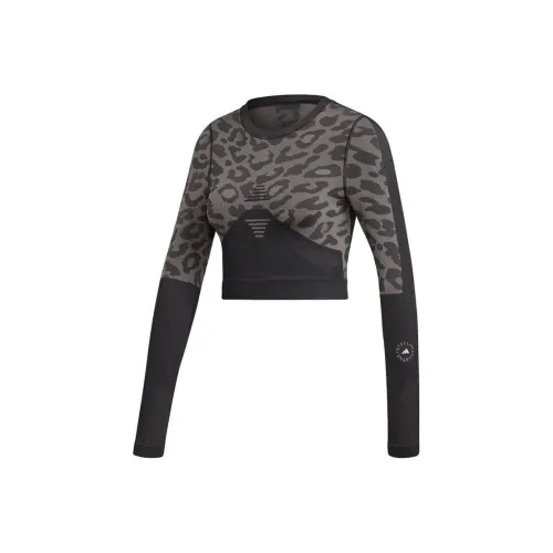 Adidas Черные Женские Короткие Топы