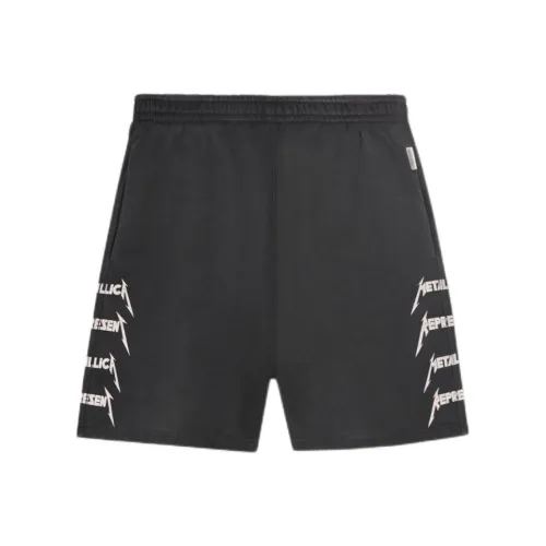 REPRESENT x METALLICA SS24 Повседневные шорты Мужские Черные