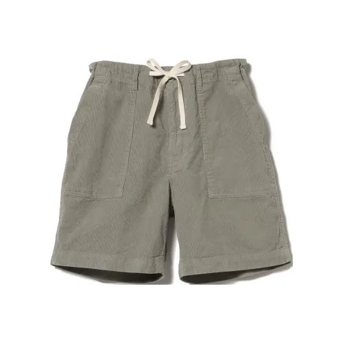 BEAMS Повседневные шорты Мужские Пыльно-зеленый