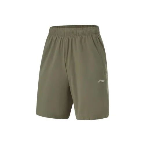 LINING Fitness Series Спортивные шорты Мужские Армейский зеленый