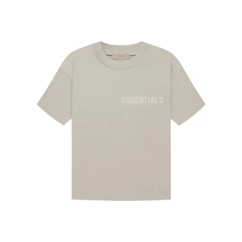 Fear Of God Essentials Рукав с спущенным плечом T-рубашка Женская Дымчатый Серый