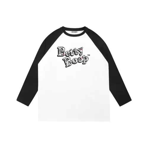 Betty Boop T-Shirt Унисекс Белый Черный