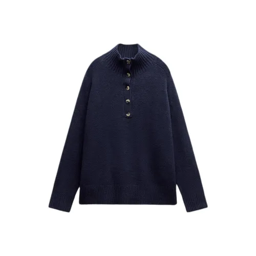 ZARA Синие Женские Свитеры